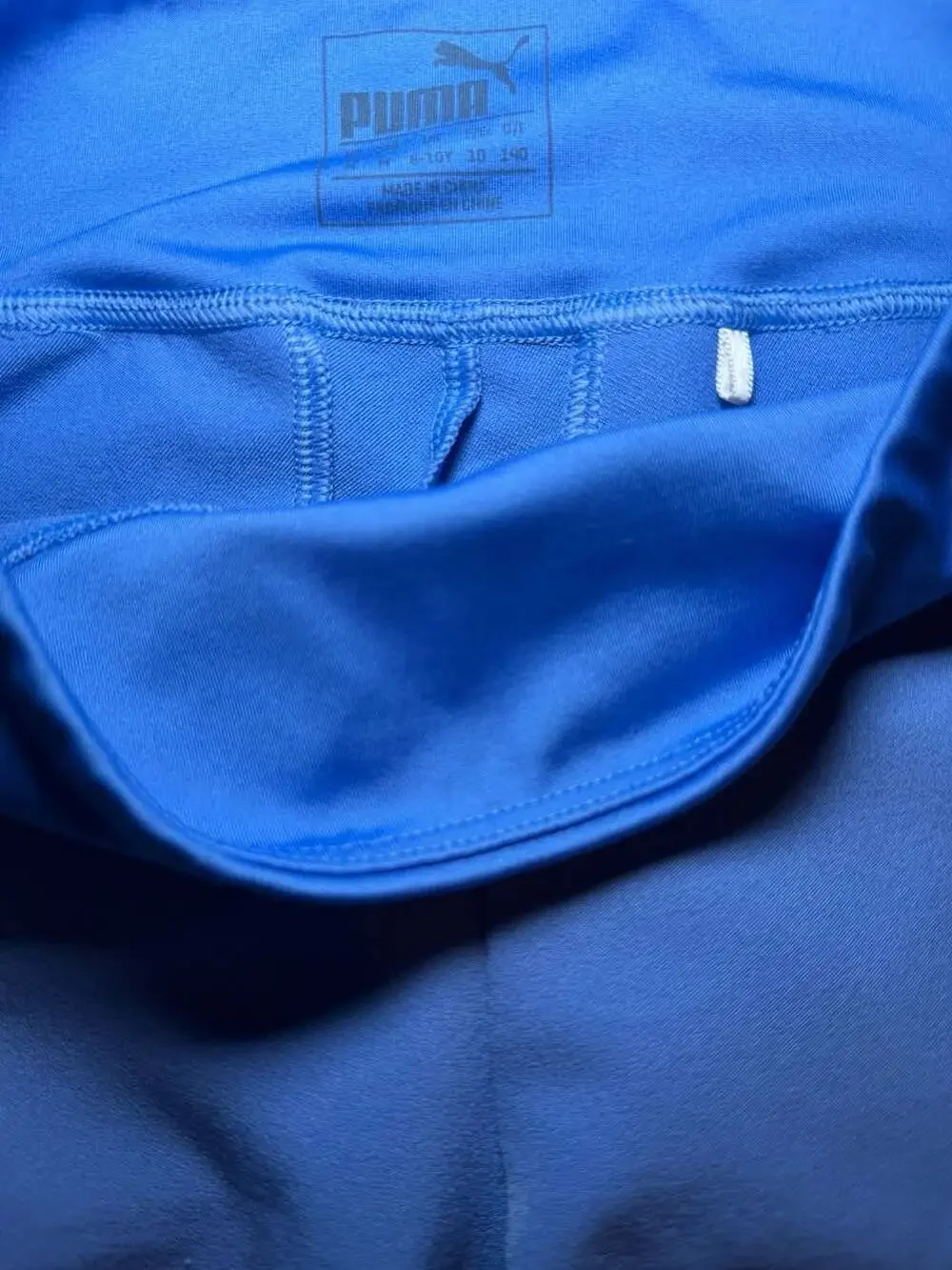 Puma Girls Medium Golf Performance Pants Blue Youth 8-10 Stretch